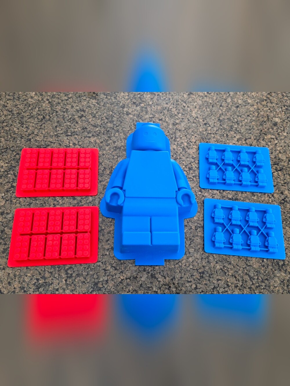 LEGO group Official Mini Figure block and large figure Silicone Mold Tray Candy